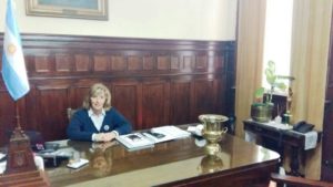 Marita Petrone en el Colegio