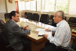 Kueider estuvo en la ciudad feb 2017