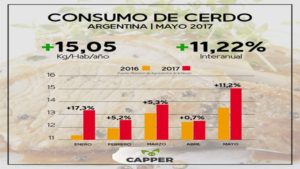 consumo de cerdo jul 2017