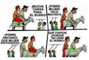 siempre que hagas te criticaran