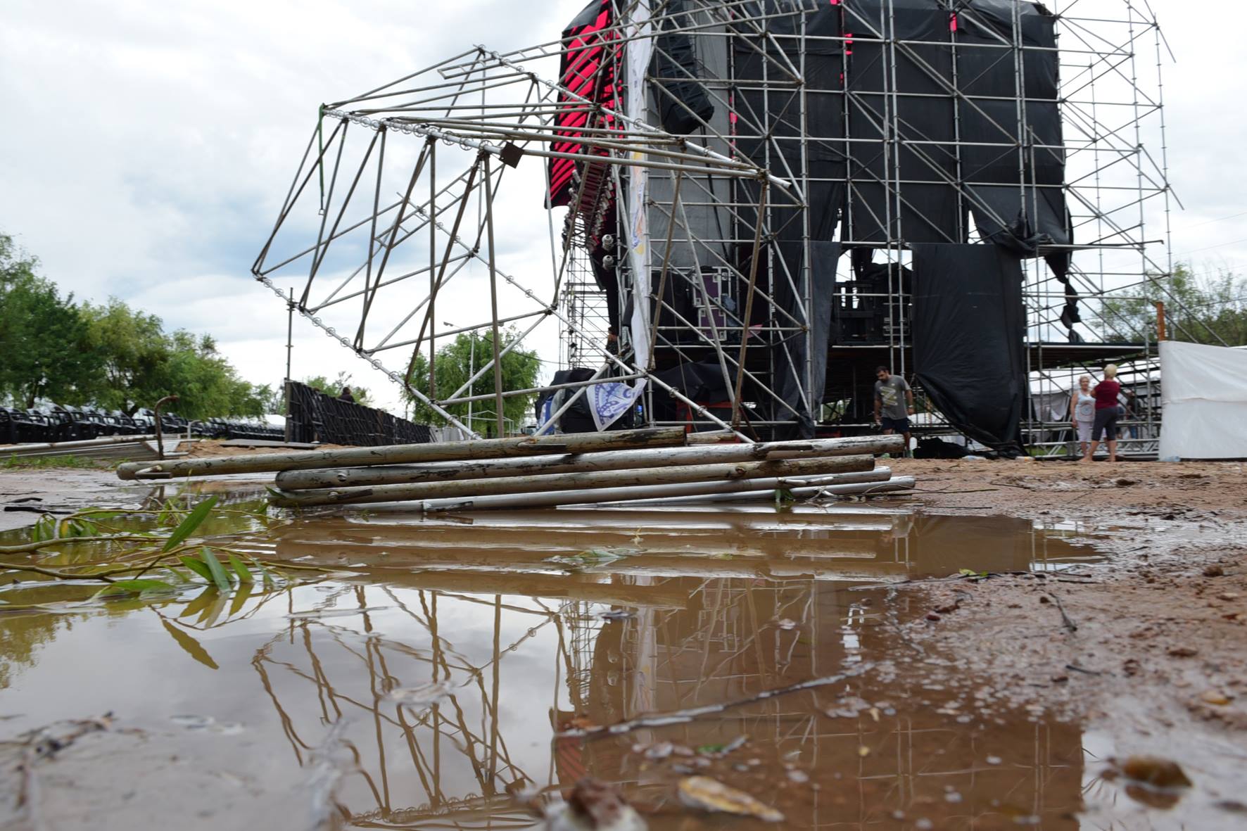 Fiesta de la Playa 2018 tormenta 1